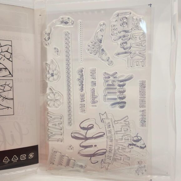 Stampin Up Amazing Life Cling Stamp Set Unmounted All Occasion Greetings Cake - Picture 3 of 4